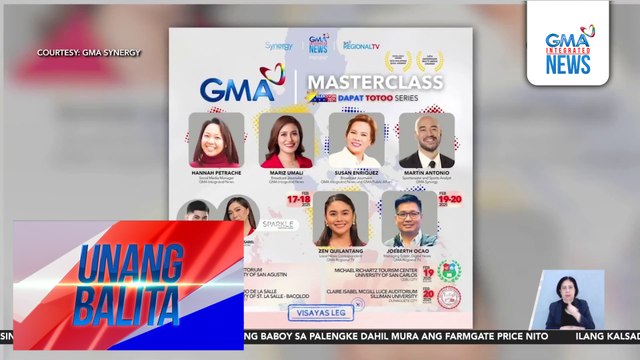 GMA Masterclass: Eleksyon 2025 Dapat Totoo Series Visayas leg, aarangkada ngayong Linggo, Feb. 17-20, 2025 | Unang Balita