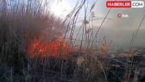 Yamadı Gölü'nde İkinci Sazlık Yangını Kontrol Altına Alındı