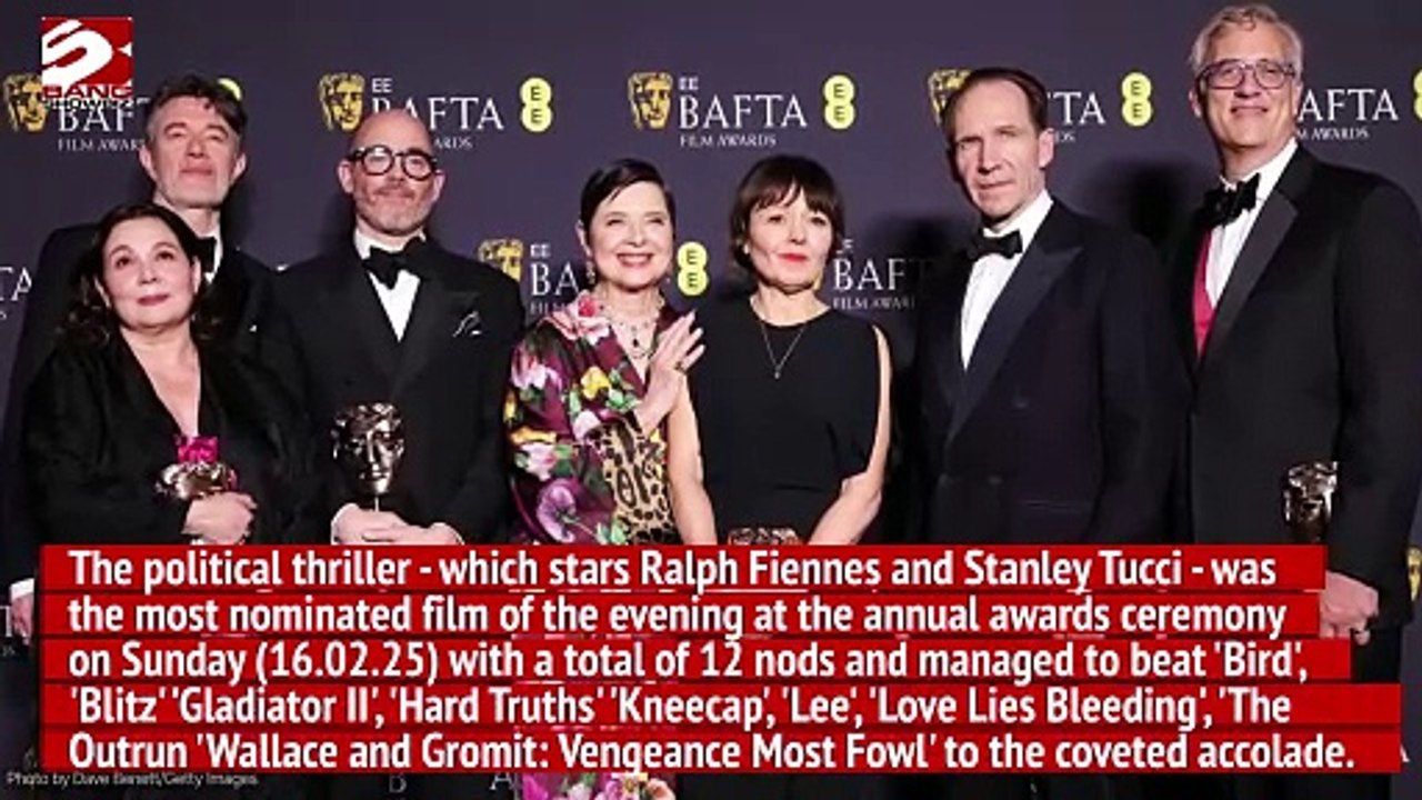 'Conclave' was named Outstanding British Film at the EE BAFTAs