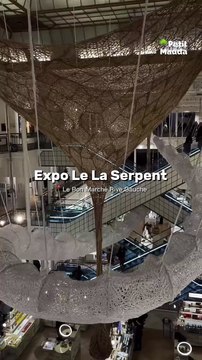 🐍 Exposition Le La Serpent Ernesto Neto au Bon Marché Rive Gauche – Une immersion sensorielle unique ✨