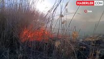 Yamadı Gölü'nde İkinci Sazlık Yangını Kontrol Altına Alındı