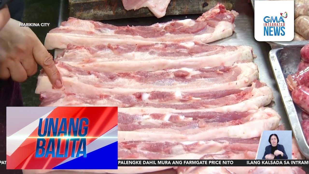 Presyo ng karneng baboy sa Marikina Public Market, tumaas; bentahan, matumal | Unang Balita