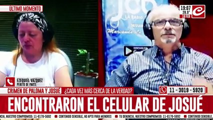 Encontraron el celular de Josué: investigan sus últimos mensajes