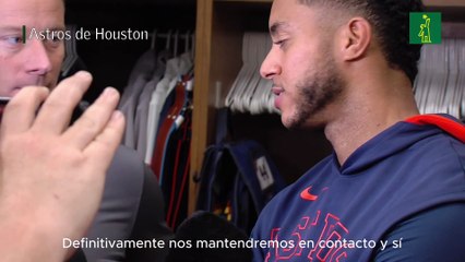 Jeremy Peña extrañará la presencia de Alex Bregman