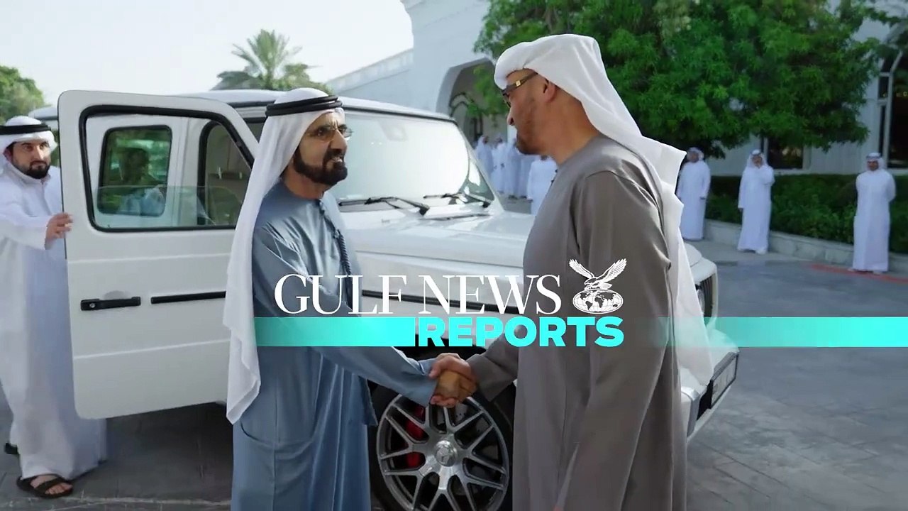 UAE President meets Sheikh Mohammed bin Rashid at Qasr Al Bahr