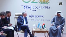 G20 Summit: UAE President Sheikh Mohamed meets world leaders in India