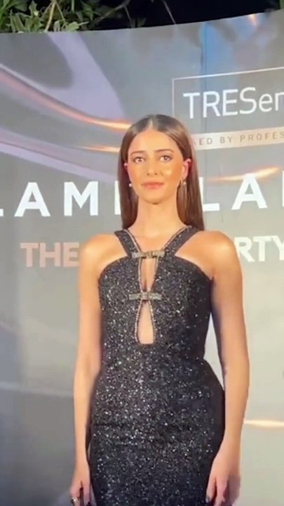 Ananya Panday Dazzling in Black Outfit