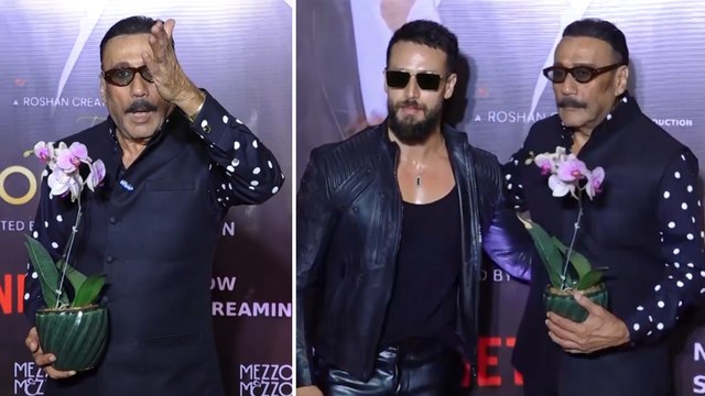 Jackie & Tiger Shroff Spotted Together In Style At The Roshans Success Bash! Baap-Bete Ki Swag!