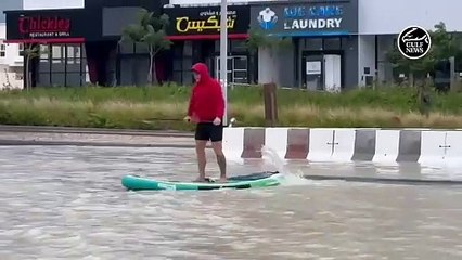 Watch: Heavy rain continues across UAE