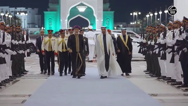 UAE President hosts a dinner reception for Sultan Haitham bin Tariq