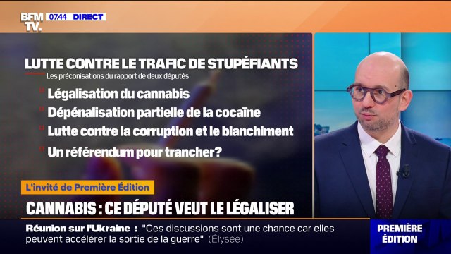 Drogue: On est tous d'accord pour dire qu'on doit lutter contre les trafics , assure Ludovic Mendes (Ensemble), qui propose la légalisation du cannabis