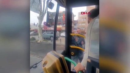 Taksici ve İETT şoförü trafiği birbirine kattı! 'Ben polisim seni alırım'