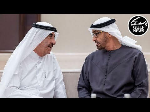 UAE President Sheikh Mohamed welcomes Ruler of Umm Al Quwain