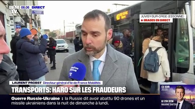 Opérations contrôle continu en Ile-de-France: Contrôler toute la journée, tous les jours , réagit Laurent Probst, directeur général de Ile-de-France Mobilités