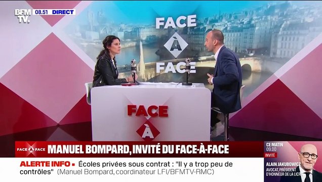 Qu'il prenne acte d'un certain nombre de revendications qui sont à l'intérieur : Manuel Bompard (LFI) évoque les cahiers de doléances que souhaite rouvrir François Bayrou