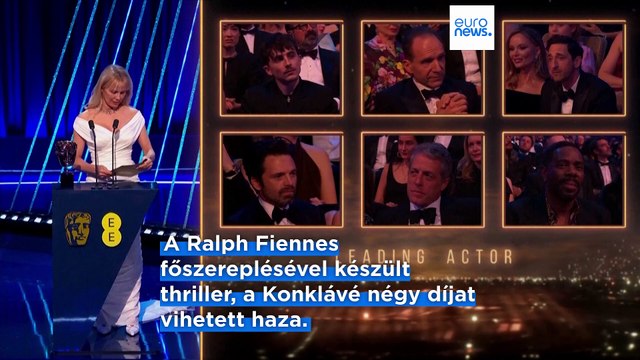 BAFTA: a Konklávé és A brutalista kapta a legtöbb díjat