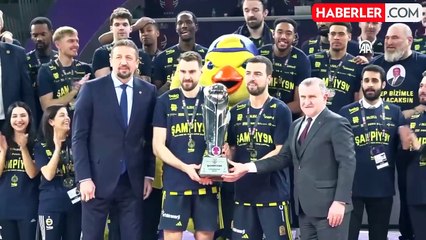 Cumhurbaşkanı Erdoğan'dan Fenerbahçe Beko'ya tebrik