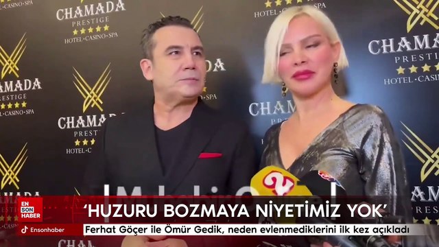 Ferhat Göçer ile Ömür Gedik, neden evlenmediklerini ilk kez açıkladı