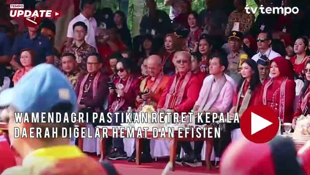 Wamendagri Pastikan Retret Kepala Daerah Digelar Hemat dan Efisien