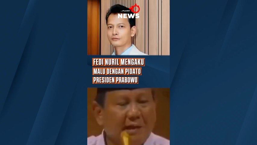 Fedi Nuril Mengaku Malu dengan Pidato Presiden Prabowo