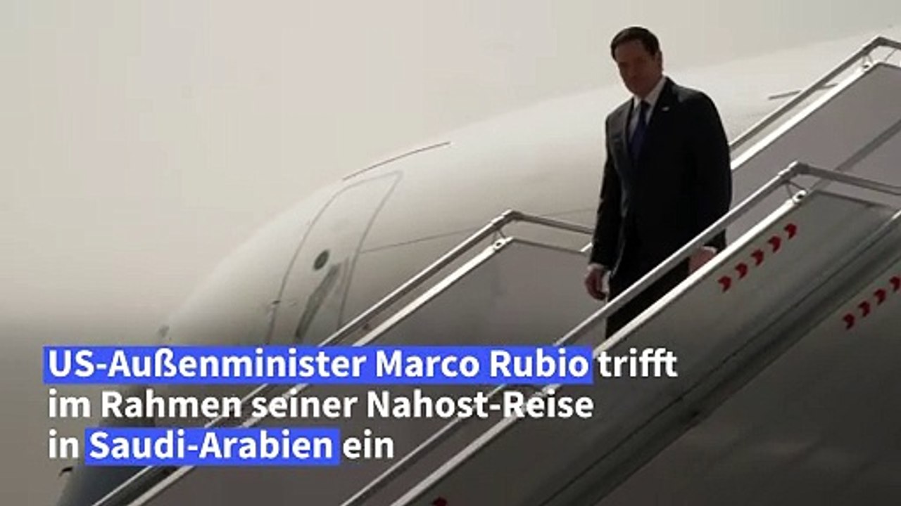 Rubio in Saudi-Arabien – vor geplantem Ukraine-Gipfel mit Russland