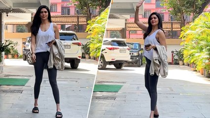 Karishma Tanna Slays In A Trendy Post-Gym Outfit