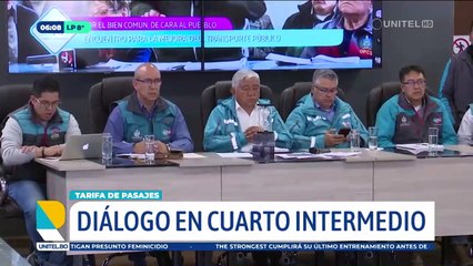No hay acuerdo por el pasaje en La Paz; las negociaciones se reanudan este lunes 