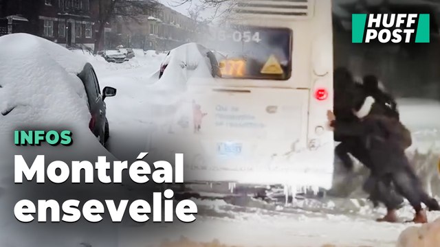 Les images rocambolesques de Montréal frappé par un impressionnant blizzard