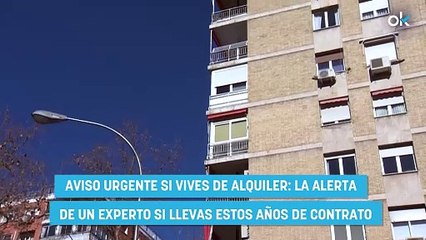 Aviso urgente si vives de alquiler: la alerta de un experto si llevas estos años de contrato
