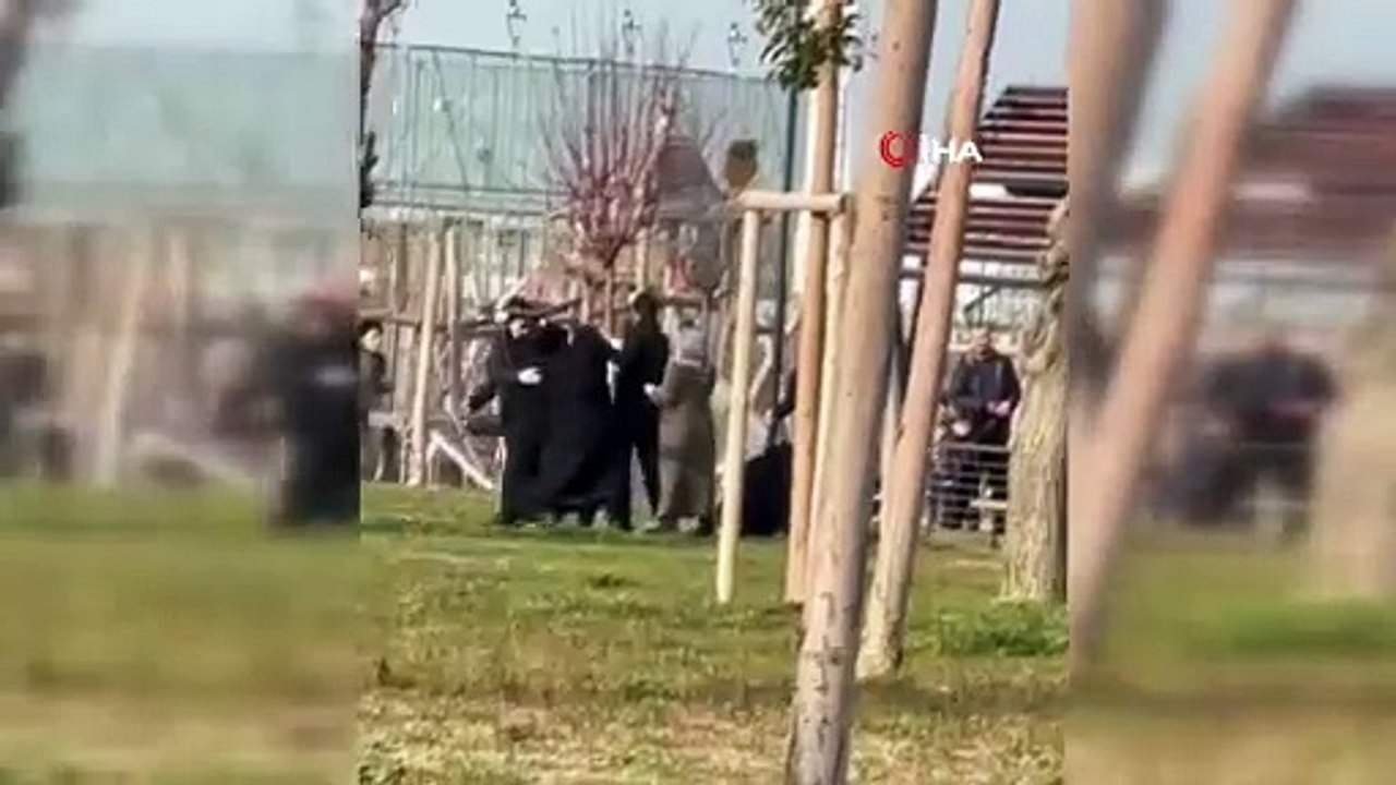 Mangal tartışmasında eli döner bıçaklı kadın piknik alanında dehşet saçtı!