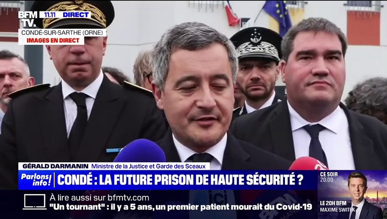 Prison de haute sécurité: "Je continue à visiter des centres pénitenciers, mon choix sera fait dans une dizaine de jours", explique Gérald Darmanin