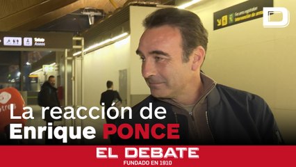La reacción de Enrique Ponce al ser preguntado por Luis Miguel