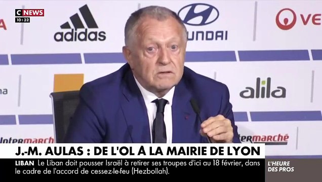 L'ancien président emblématique de l'Olympique lyonnais, Jean-Michel Aulas, réfléchit à une éventuelle candidature à Lyon aux municipales de mars 2026