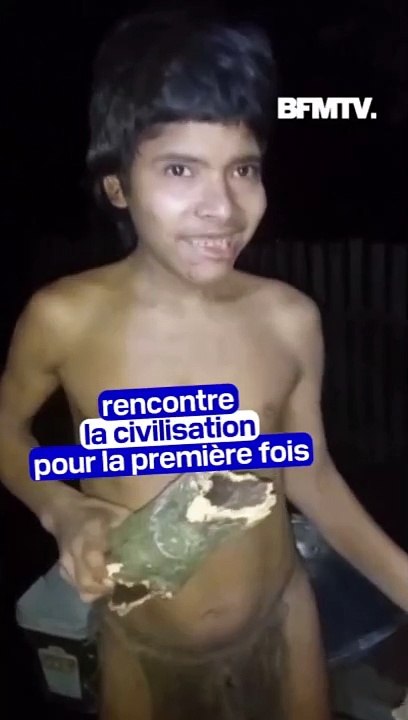 Un membre d'une tribu isolée rencontre pour la première fois la civilisation en Amazonie