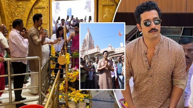 Vicky Kaushal Performs Pooja At The Babulnath Temple In Mumbai | Chhaava | Har Har Mahadev