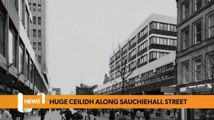 Strip of the Willow along Sauchiehall Street to celebrate Glasgow 850
