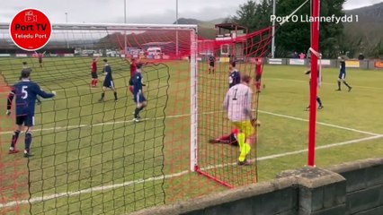 Behind the goal highlights of Porthmadog's 2-2 draw against Llannefydd