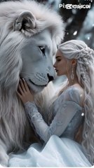 Majestic Love White Lion & Beautiful Girl’s Unbreakable Bond