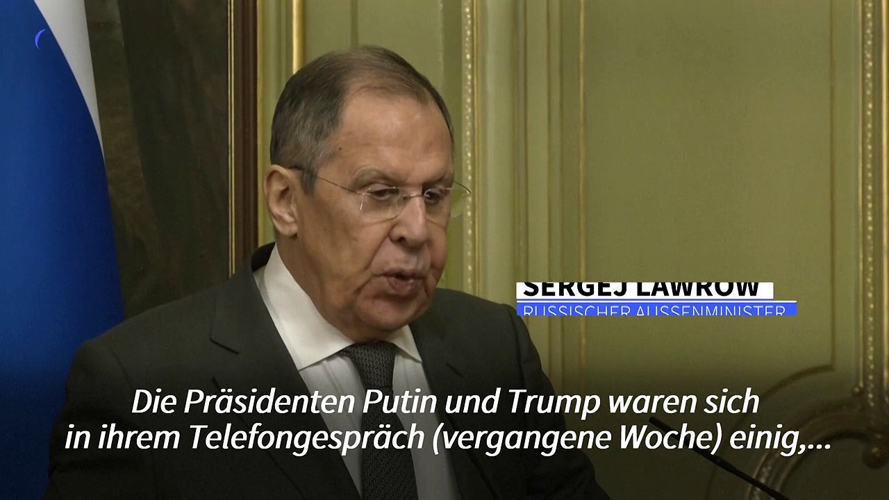 Lawrow: "Abnormale Beziehungen" zwischen Moskau und Washington beenden
