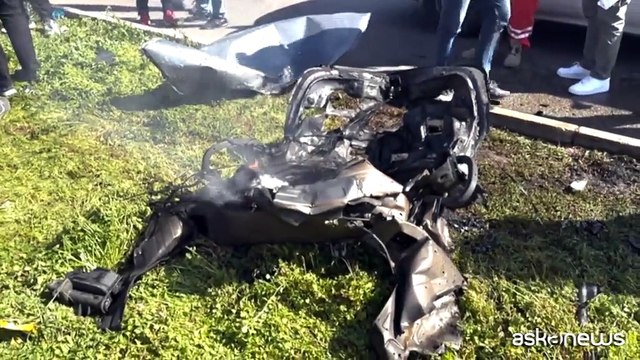 Attacco israeliano in Libano, i soccorsi sul posto