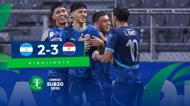 Argentina vs Paraguay (2-3) | Sudamericano Sub 20 2025 | Hexagonal, fecha 5