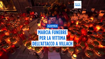Austria, in migliaia al corteo funebre a Villach per piangere la vittima dell'attacco con coltello