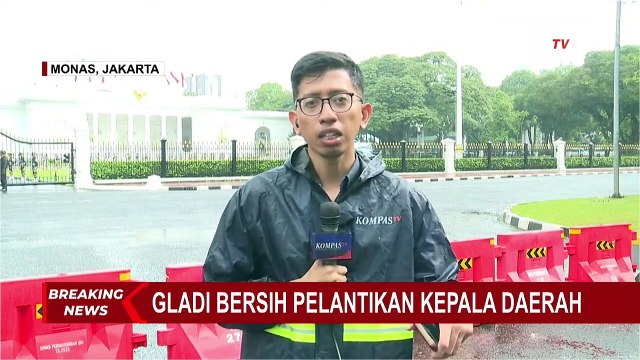 Momen Kepala Daerah Terpilih Latihan Baris sempat Diguyur Hujan |PELANTIKAN KEPALA DAERAH