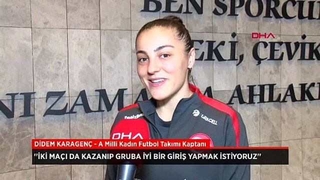 Didem Karagenç: İki maçı da kazanıp gruba iyi bir giriş yapmak istiyoruz