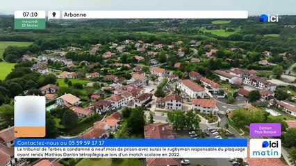 19/02/2025 - ici matin par ici Pays Basque en vidéo