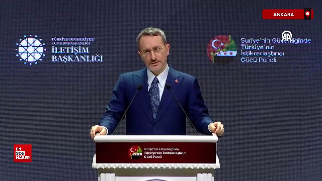 Fahrettin Altun: Suriye'de elimizi taşın altına koyduk