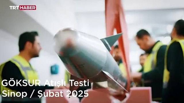 GÖKSUR, denizden ilk atış testini başarıyla tamamladı