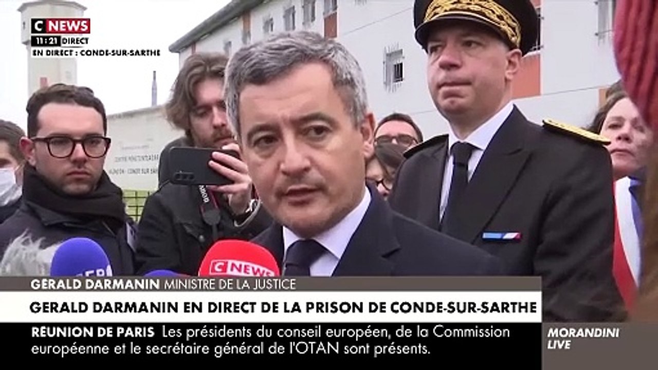 Prison : Le ministre de la Justice Gérald Darmanin annonce mettre fin immédiatement aux séances de massage, de yoga, de cours de danse country programmées dans toutes les prisons françaises - Regardez