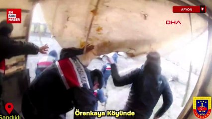 Afyonkarahisar'da köpek dövüşüne jandarma baskını