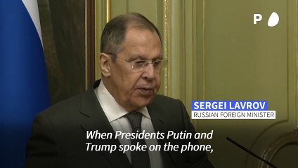 Trump and Putin want to end 'abnormal relations', says Russian foreign minister